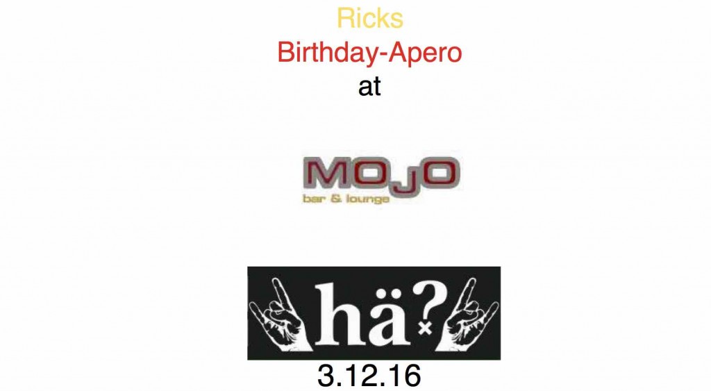 Birthday-Apero