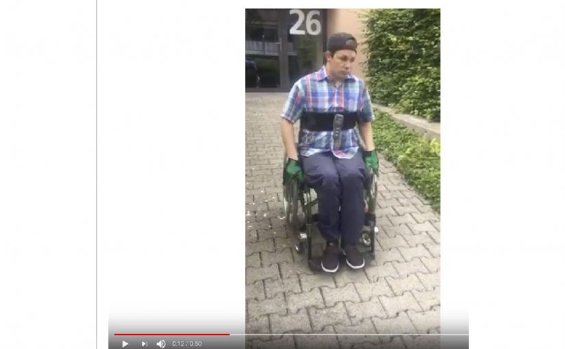 Im e-motion Rollstuhl ist abwärts fahren anspruchsvoller wie aufwärts