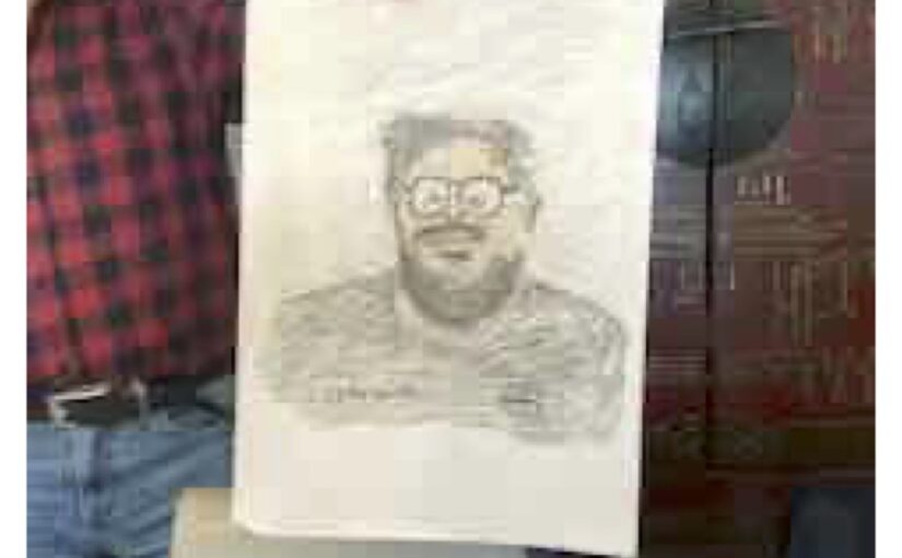 Das Porträt von Garçia ist fertig